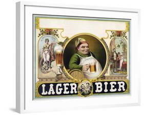 Lager Bier-null-Framed Giclee Print