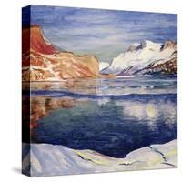 Lago che gela Freezing lake, Maloja, 1933-Giovanni Giacometti-Stretched Canvas