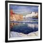 Lago che gela Freezing lake, Maloja, 1933-Giovanni Giacometti-Framed Giclee Print