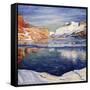 Lago che gela Freezing lake, Maloja, 1933-Giovanni Giacometti-Framed Stretched Canvas