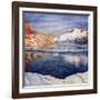 Lago che gela Freezing lake, Maloja, 1933-Giovanni Giacometti-Framed Giclee Print