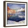 Lago che gela Freezing lake, Maloja, 1933-Giovanni Giacometti-Framed Giclee Print