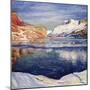 Lago che gela Freezing lake, Maloja, 1933-Giovanni Giacometti-Mounted Giclee Print