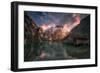 Lago Di Braies, Dolomites-David Martin Castan-Framed Giclee Print