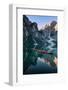 Lago Di Braies in the Light of Beauty-Zbyszek Nowak-Framed Photographic Print