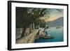 'Lago di Como. Entrata alla Villa Carlotta', c1888-Unknown-Framed Giclee Print