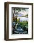 Lago di Como-Elio Ximenes-Framed Art Print