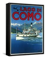 Lago di Como-null-Framed Stretched Canvas