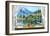 Lago Di Fiori-Dante Lorenzo-Framed Art Print