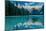 Lago di Landro at dawn, Dolomite Mountains, Italy-David Noton-Mounted Photographic Print