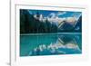 Lago di Landro at dawn, Dolomite Mountains, Italy-David Noton-Framed Photographic Print