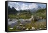 Lago Federa, Rifugio Palmieri, Croda da Lago, Dolomites, Italy-Michael Jaeschke-Framed Stretched Canvas