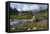 Lago Federa, Rifugio Palmieri, Croda da Lago, Dolomites, Italy-Michael Jaeschke-Framed Stretched Canvas