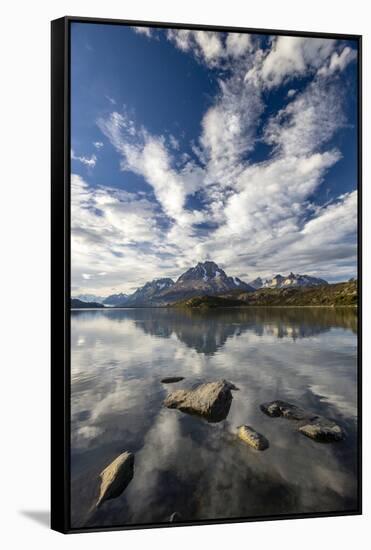 Lago Grey. Cordillera Del Paine. Torres Del Paine NP. Chile-Tom Norring-Framed Stretched Canvas