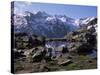 Lago (Lake) Del Loson, Gran Paradiso National Park, Near Val Nontey Valley, Valle d'Aosta, Italy-Duncan Maxwell-Stretched Canvas