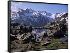 Lago (Lake) Del Loson, Gran Paradiso National Park, Near Val Nontey Valley, Valle d'Aosta, Italy-Duncan Maxwell-Framed Photographic Print