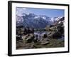 Lago (Lake) Del Loson, Gran Paradiso National Park, Near Val Nontey Valley, Valle d'Aosta, Italy-Duncan Maxwell-Framed Photographic Print
