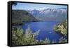 Lago Las Rocas, Central Region of the Andes, Chile, South America-Geoff Renner-Framed Stretched Canvas