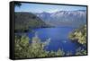 Lago Las Rocas, Central Region of the Andes, Chile, South America-Geoff Renner-Framed Stretched Canvas