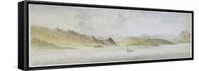 Lago Maggiore (W/C, Pen, Ink and Graphite on Paper)-Charles Gore-Framed Stretched Canvas