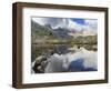 Lago Nero in the Presanella mountain range, Parco Naturale Adamello, Brenta, Trentino, Italy-Martin Zwick-Framed Photographic Print