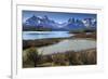 Lago Pehoe and Cordillera Del Paine in Late Afternoon, Torres Del Paine National Park, Patagonia-Eleanor Scriven-Framed Photographic Print