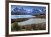 Lago Pehoe and Cordillera Del Paine in Late Afternoon, Torres Del Paine National Park, Patagonia-Eleanor Scriven-Framed Photographic Print