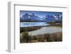 Lago Pehoe and Cordillera Del Paine in Late Afternoon, Torres Del Paine National Park, Patagonia-Eleanor Scriven-Framed Photographic Print