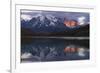 Lago Pehoe with Horn of Torres del Paine, Patagonia, Magellanic, Chile-Pete Oxford-Framed Photographic Print