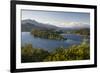 Lago Perito Moreno and Hotel Llao-Llao from Circuito Chico, near Bariloche, Nahuel Huapi National P-Stuart Black-Framed Photographic Print