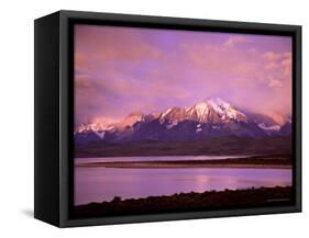 Lago Sarmiento and Torres Del Paine, Chile, South America-Jochen Schlenker-Framed Stretched Canvas