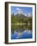 Lago Welsperg. Valle del Canali in the mountain range Pale di San Martino, Italy.-Martin Zwick-Framed Photographic Print