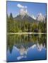 Lago Welsperg. Valle del Canali in the mountain range Pale di San Martino, Italy.-Martin Zwick-Mounted Photographic Print