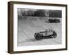 Lagonda and Alfa Romeo on the banking at the JCC Double Twelve Race, Brooklands, Surrey, 1929-Bill Brunell-Framed Photographic Print