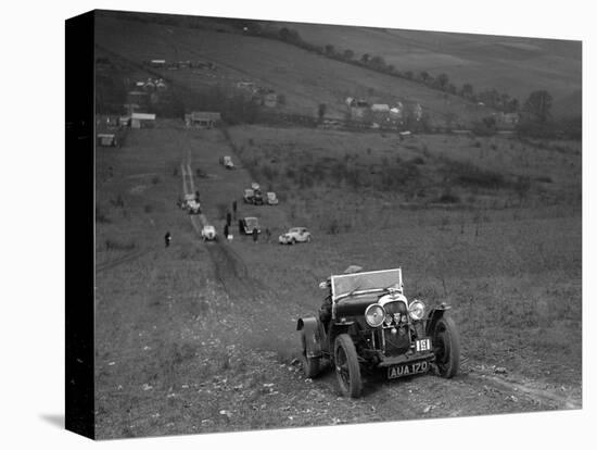 Lagonda Rapier competing in the London Motor Club Coventry Cup Trial, Knatts Hill, Kent, 1938-Bill Brunell-Stretched Canvas