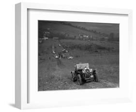 Lagonda Rapier competing in the London Motor Club Coventry Cup Trial, Knatts Hill, Kent, 1938-Bill Brunell-Framed Photographic Print