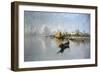 Lagoon, 1888-Guglielmo Ciardi-Framed Giclee Print