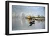 Lagoon, 1888-Guglielmo Ciardi-Framed Giclee Print