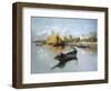 Lagoon, 1888-Guglielmo Ciardi-Framed Giclee Print