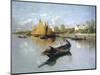 Lagoon, 1888-Guglielmo Ciardi-Mounted Giclee Print