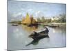 Lagoon, 1888-Guglielmo Ciardi-Mounted Giclee Print