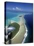 Lagoon and Beach, Aitutaki, Cook Islands-Walter Bibikow-Stretched Canvas