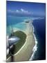 Lagoon and Beach, Aitutaki, Cook Islands-Walter Bibikow-Mounted Photographic Print