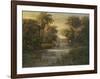 Lagoon at Daybreak-Montoya-Framed Art Print