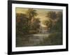 Lagoon at Daybreak-Montoya-Framed Art Print