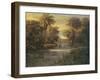 Lagoon at Daybreak-Montoya-Framed Art Print