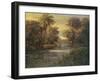 Lagoon at Daybreak-Montoya-Framed Art Print