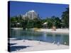 Lagoon at South Bank in Brisbane, Queensland, Australia, Pacific-Mawson Mark-Stretched Canvas