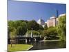 Lagoon Bridge in the Public Garden, Boston, Massachusetts, New England, USA-Amanda Hall-Mounted Photographic Print