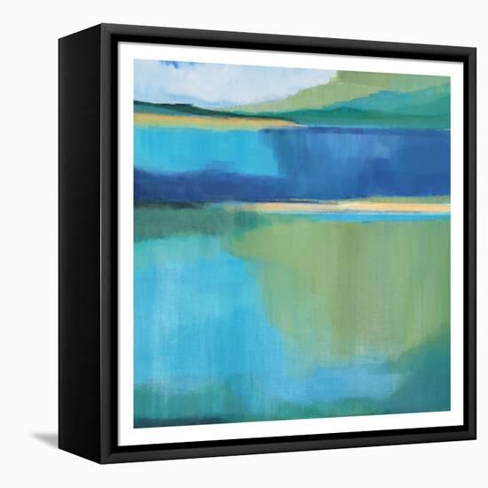 Lagoon I-Alison Jerry-Framed Stretched Canvas